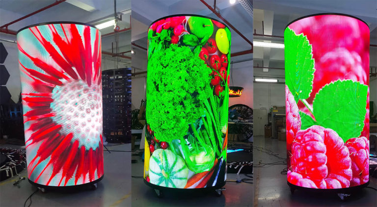 Column led screen-aging