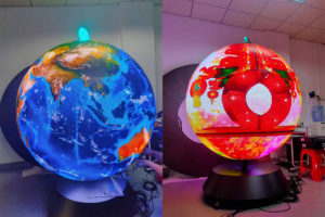 Sphere ball led screen aging