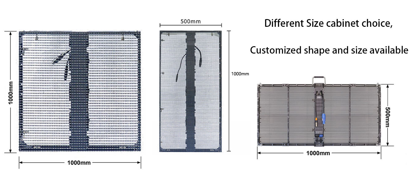 Decorating P3.9 Transparent Led Screen - Tepixel