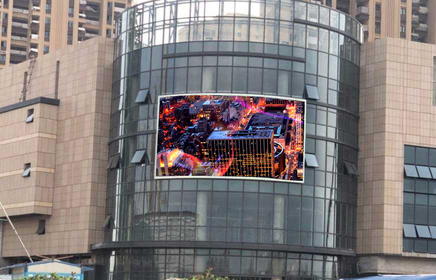Shopping mall outdoor led screen
