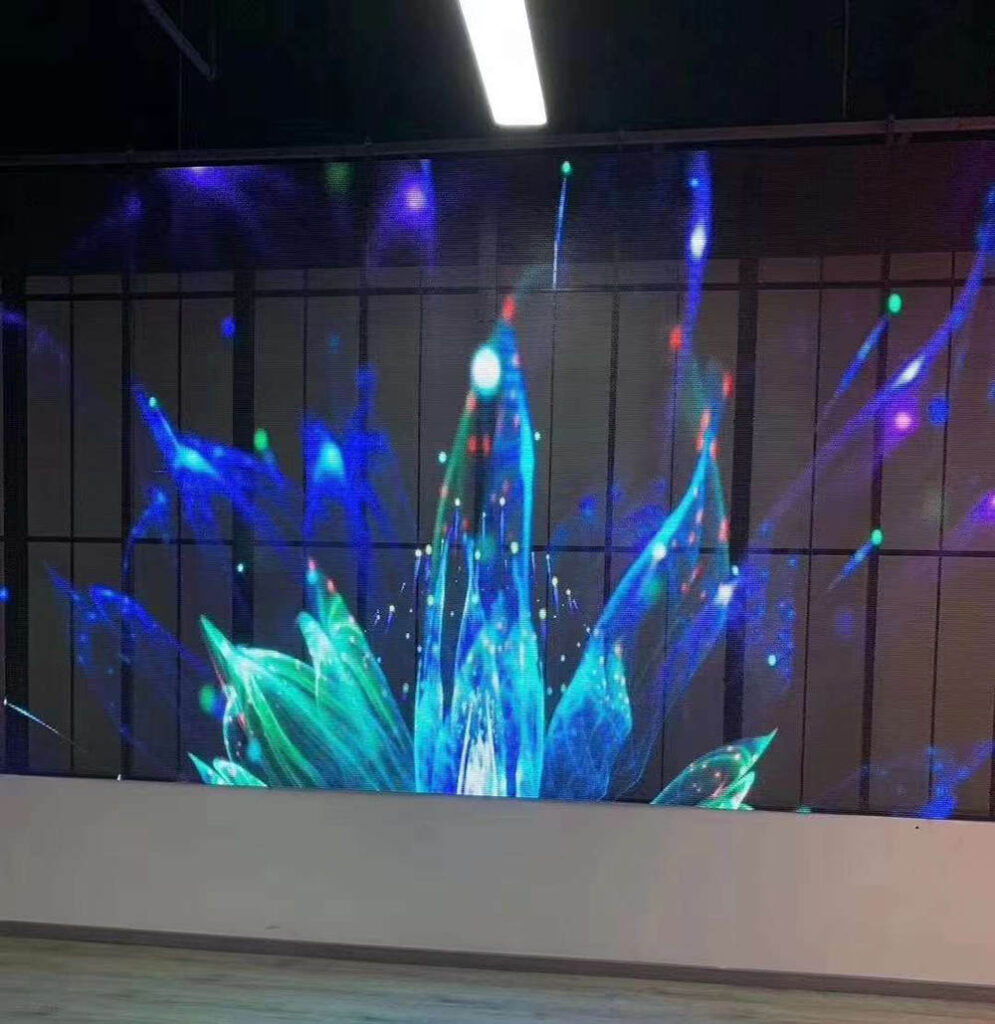 Decorating Advertising P3.9 Transparent Led Screen - Tepixel