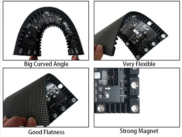 Flex-flexible led screen module details