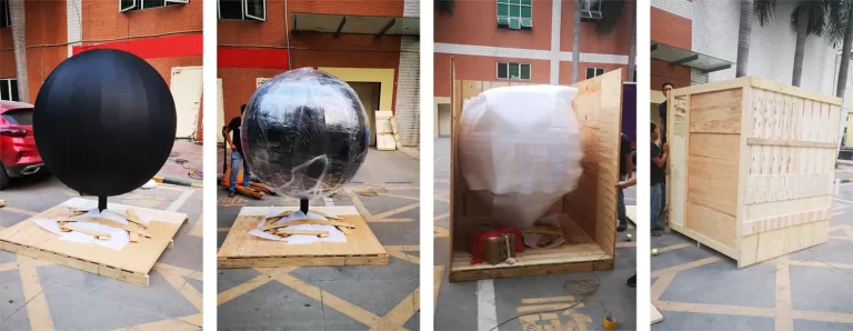 Packing Process Sphere LED Display