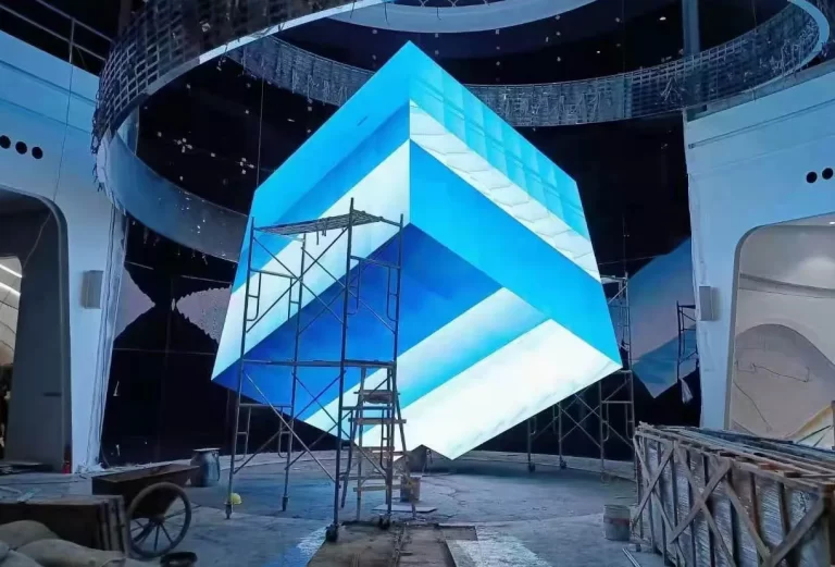 Cube shape led display