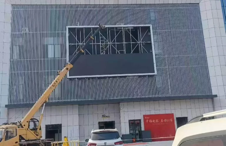 outdoor led screen installation process-2