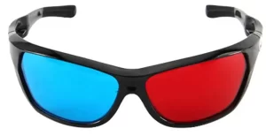 Red&Blue glasses 3D technology