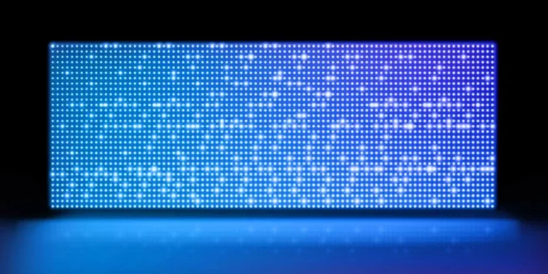 Visual effect of LED display