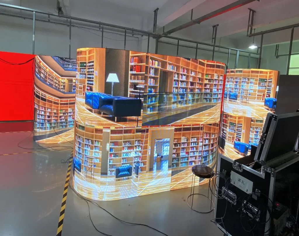 Flexible led display-Visual effect