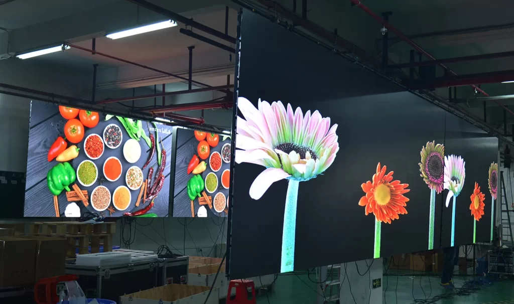 LED display aging