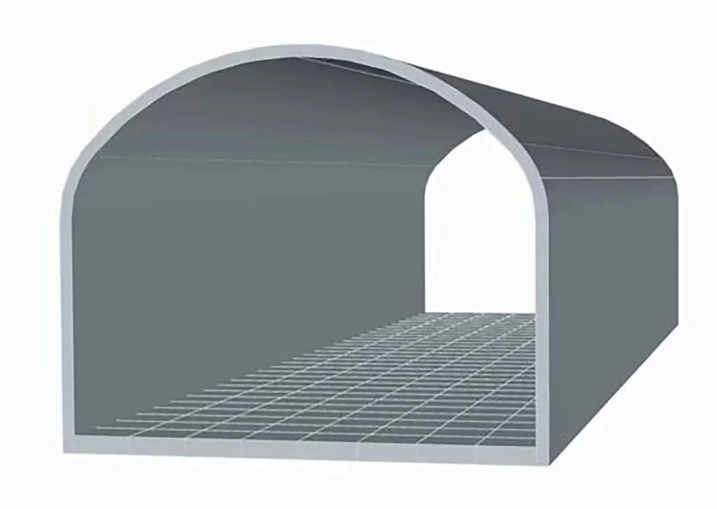 LED Display Tunnel-design structure