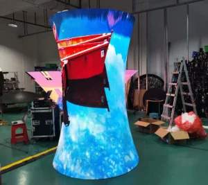 Cylinder led display