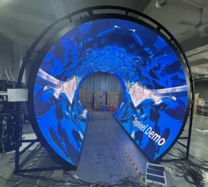Tunnel shape led display Profile